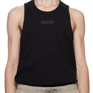 Essentials Fear of God Black Tank Top